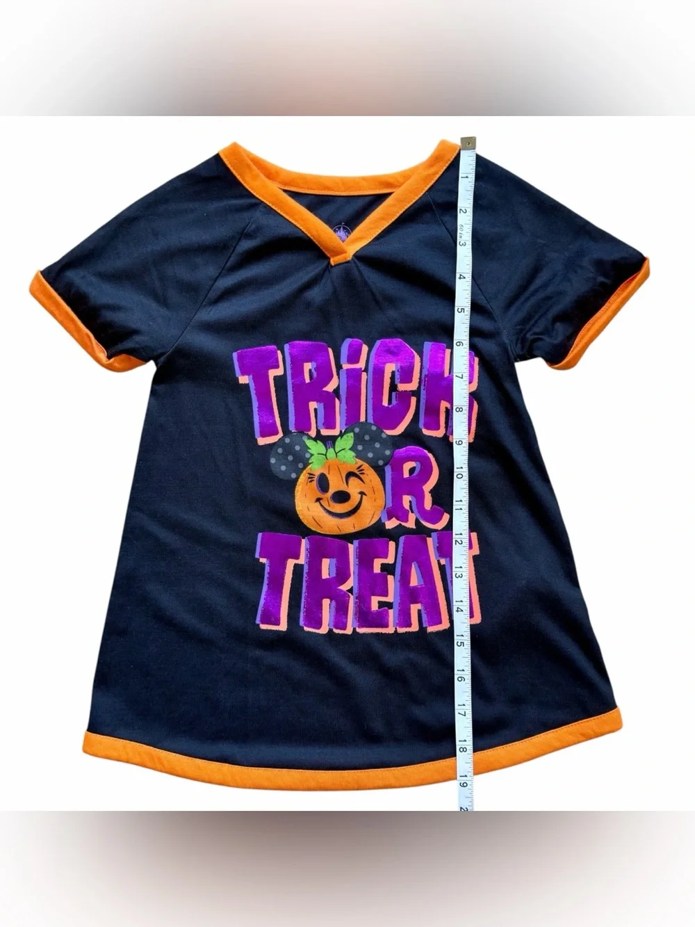 Disney Store Minnie Mouse Trick or Treat Pajamas Nightgown Girls Halloween BNWT